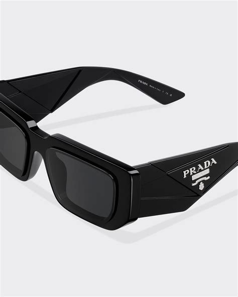 prada spr 11u|Slate Gray Lenses Sunglasses With Prada Logo .